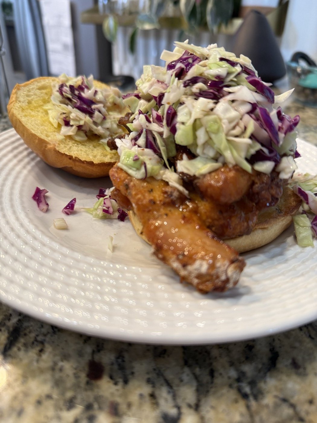 Air-Fryer Nashville Hot Chicken Sandwich