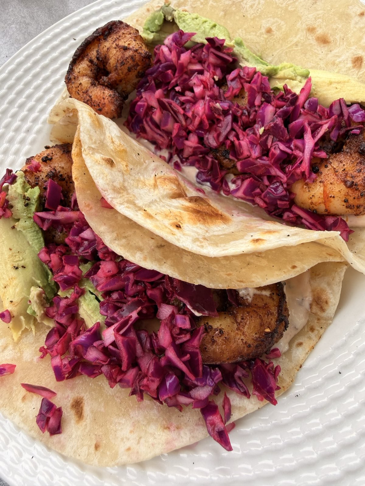 Spicy Shrimp Tacos with Chipotle Crema